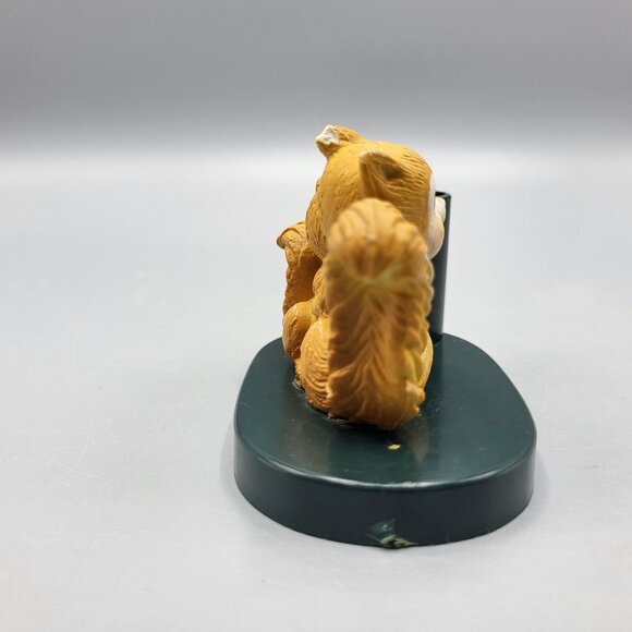 Vintage Kitsch Squirrel Figurine Pen Pencil Toothpick Holder Hong Kong *READ* - Picture 3 of 13